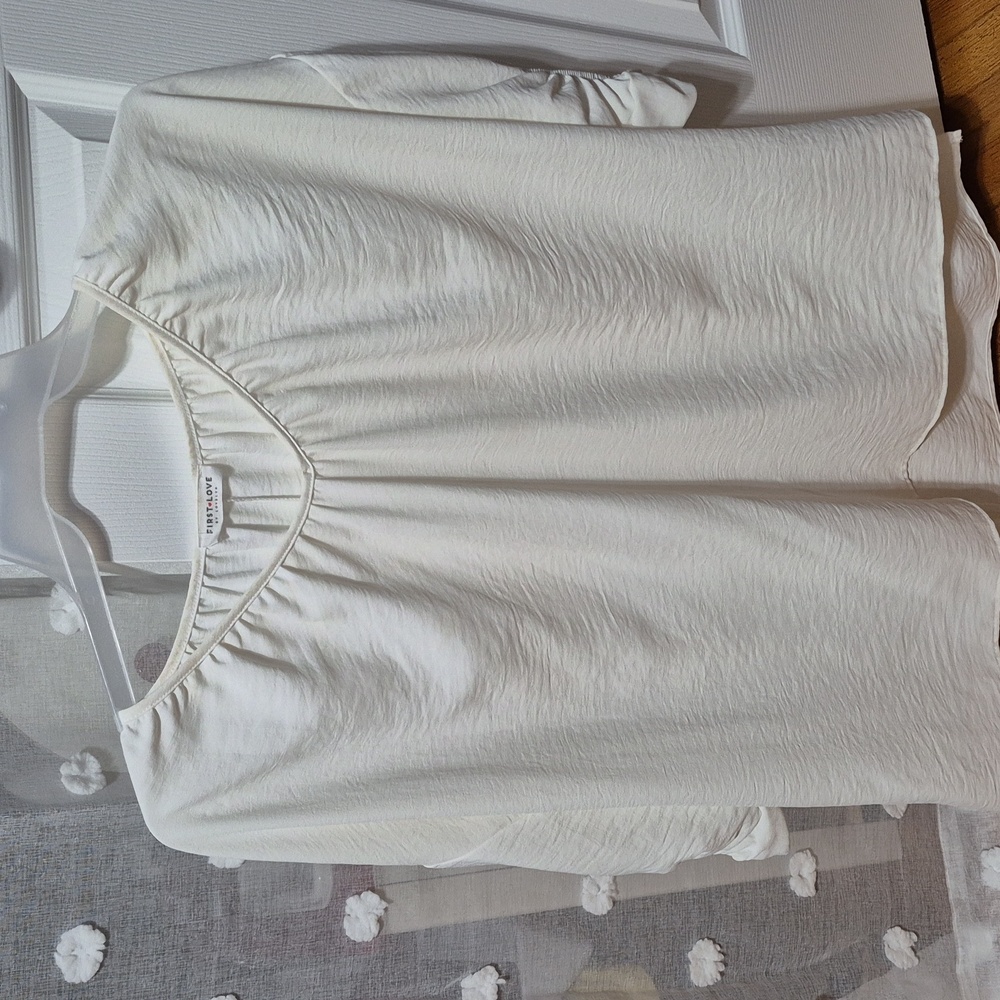 First Love Cream Blouse